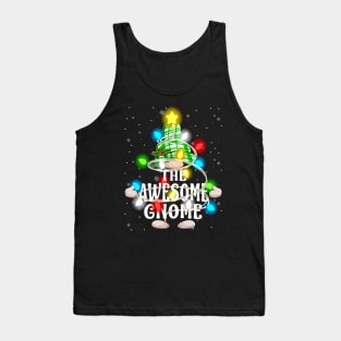 The Awesome Gnome Christmas Matching Family Shirt Tank Top